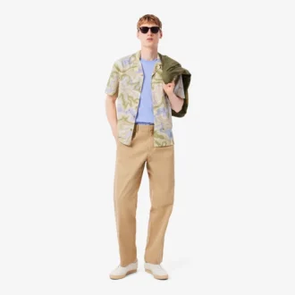 Camicia da uomo a maniche corte dal taglio morbido