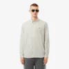 Camicia da uomo a righe con colletto button-down e vestibilità regolare Camicia da uomo a righe con colletto button-down e vestibilità regolare