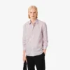Camicia da uomo a righe con colletto button-down e vestibilità regolare Camicia da uomo a righe con colletto button-down e vestibilità regolare