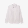 Camicia da uomo a righe con colletto button-down e vestibilità regolare Camicia da uomo a righe con colletto button-down e vestibilità regolare
