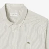 Camicia da uomo a righe con colletto button-down e vestibilità regolare Camicia da uomo a righe con colletto button-down e vestibilità regolare