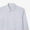 Camicia da uomo a righe con colletto button-down e vestibilità regolare Camicia da uomo a righe con colletto button-down e vestibilità regolare
