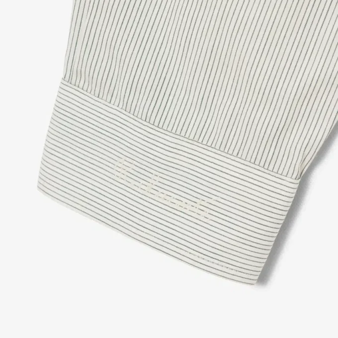 Camicia da uomo a righe con colletto button-down e vestibilità regolare Camicia da uomo a righe con colletto button-down e vestibilità regolare