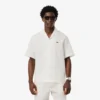 Camicia da uomo dalla vestibilità comoda con trama a nido d’ape Camicia da uomo dalla vestibilità comoda con trama a nido d’ape