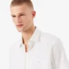 Camicia da uomo in cotone a maniche corte, vestibilità regolare Camicia da uomo in cotone a maniche corte, vestibilità regolare