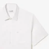 Camicia da uomo in cotone a maniche corte, vestibilità regolare Camicia da uomo in cotone a maniche corte, vestibilità regolare