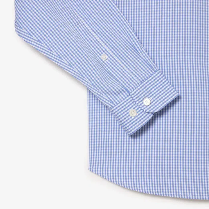 Camicia da uomo in cotone a quadri, vestibilità regolare Camicia da uomo in cotone a quadri, vestibilità regolare