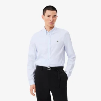Camicia da uomo in cotone slim fit