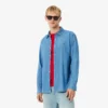 Camicia da uomo in denim leggero, vestibilità regolare Camicia da uomo in denim leggero, vestibilità regolare