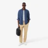 Camicia da uomo in denim leggero, vestibilità regolare Camicia da uomo in denim leggero, vestibilità regolare