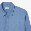 Camicia da uomo in denim leggero, vestibilità regolare Camicia da uomo in denim leggero, vestibilità regolare