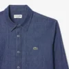 Camicia da uomo in denim leggero, vestibilità regolare Camicia da uomo in denim leggero, vestibilità regolare