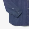 Camicia da uomo in denim leggero, vestibilità regolare Camicia da uomo in denim leggero, vestibilità regolare