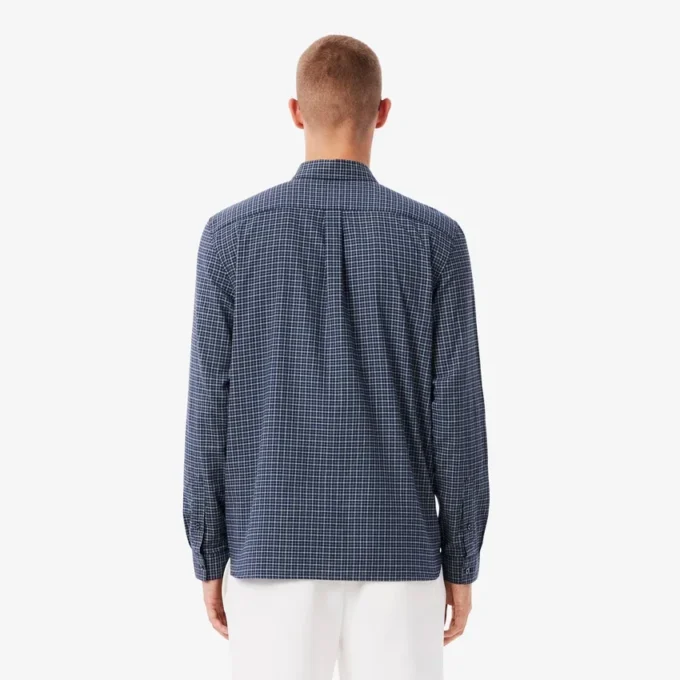 Camicia da uomo in flanella a quadri, vestibilità regolare Camicia da uomo in flanella a quadri, vestibilità regolare