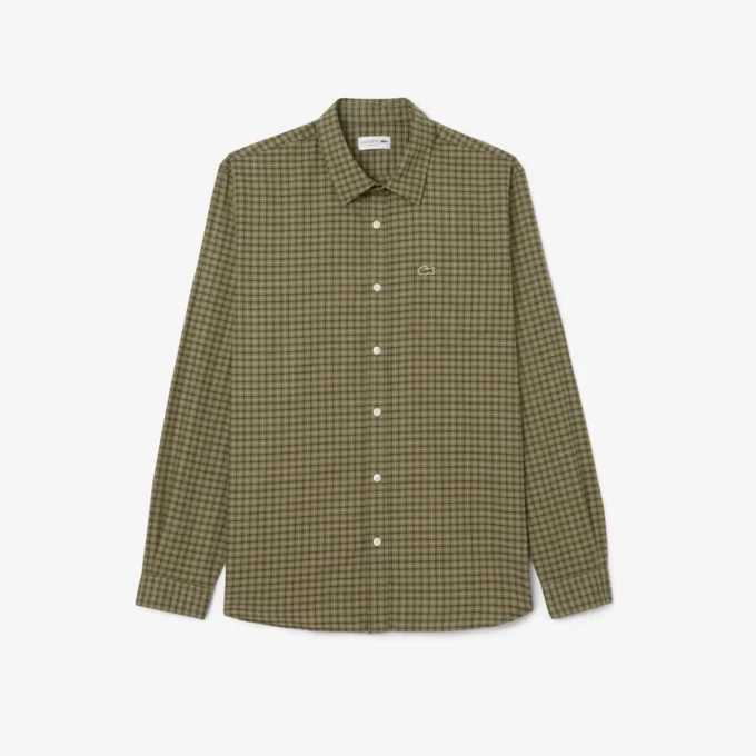 Camicia da uomo in flanella a quadri, vestibilità regolare Camicia da uomo in flanella a quadri, vestibilità regolare
