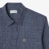 Camicia da uomo in flanella a quadri, vestibilità regolare Camicia da uomo in flanella a quadri, vestibilità regolare