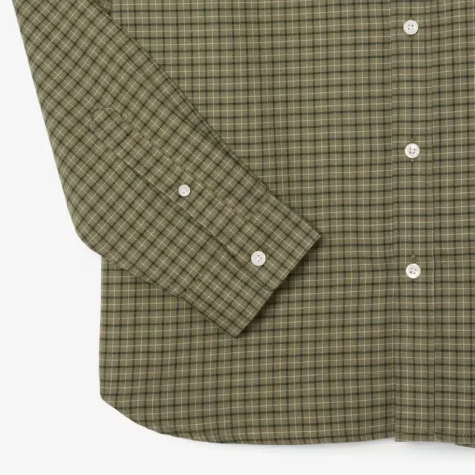 Camicia da uomo in flanella a quadri, vestibilità regolare Camicia da uomo in flanella a quadri, vestibilità regolare
