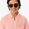 Camicia da uomo in lino a maniche corte Camicia da uomo in lino a maniche corte