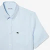 Camicia da uomo in lino a maniche corte Camicia da uomo in lino a maniche corte