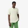 Camicia da uomo in lino a maniche corte, vestibilità regolare Camicia da uomo in lino a maniche corte, vestibilità regolare