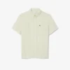 Camicia da uomo in lino a maniche corte, vestibilità regolare Camicia da uomo in lino a maniche corte, vestibilità regolare