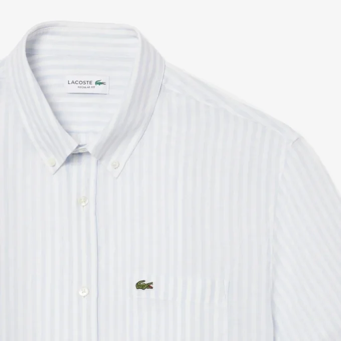 Camicia da uomo in lino a maniche corte, vestibilità regolare Camicia da uomo in lino a maniche corte, vestibilità regolare