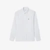 Camicia da uomo in lino a righe dal taglio regolare Camicia da uomo in lino a righe dal taglio regolare