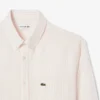 Camicia da uomo in lino a righe dal taglio regolare Camicia da uomo in lino a righe dal taglio regolare