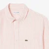 Camicia da uomo in lino a righe dal taglio regolare Camicia da uomo in lino a righe dal taglio regolare