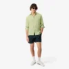 Camicia da uomo in lino dalla vestibilità regolare Camicia da uomo in lino dalla vestibilità regolare