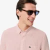 Camicia da uomo in lino dalla vestibilità regolare Camicia da uomo in lino dalla vestibilità regolare