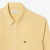 Camicia da uomo in lino dalla vestibilità regolare Camicia da uomo in lino dalla vestibilità regolare