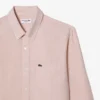 Camicia da uomo in lino dalla vestibilità regolare Camicia da uomo in lino dalla vestibilità regolare