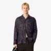 Camicia da uomo in lyocell a righe con vestibilità comoda Camicia da uomo in lyocell a righe con vestibilità comoda
