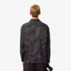 Camicia da uomo in lyocell a righe con vestibilità comoda Camicia da uomo in lyocell a righe con vestibilità comoda