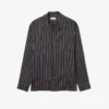 Camicia da uomo in lyocell a righe con vestibilità comoda Camicia da uomo in lyocell a righe con vestibilità comoda