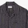 Camicia da uomo in lyocell a righe con vestibilità comoda Camicia da uomo in lyocell a righe con vestibilità comoda
