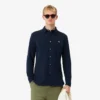 Camicia da uomo in piqué di cotone dalla vestibilità slim Camicia da uomo in piqué di cotone dalla vestibilità slim