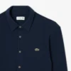 Camicia da uomo in piqué di cotone dalla vestibilità slim Camicia da uomo in piqué di cotone dalla vestibilità slim