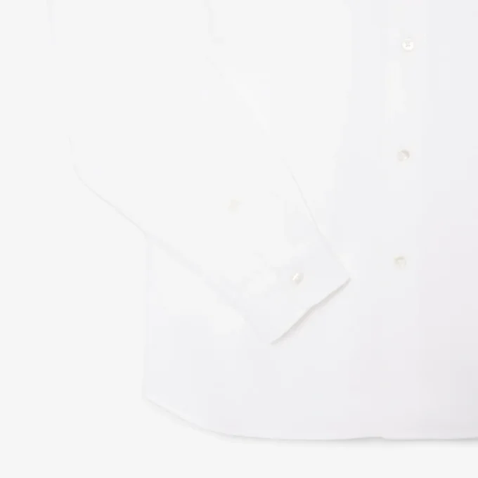 Camicia da uomo in piqué di cotone dalla vestibilità slim Camicia da uomo in piqué di cotone dalla vestibilità slim