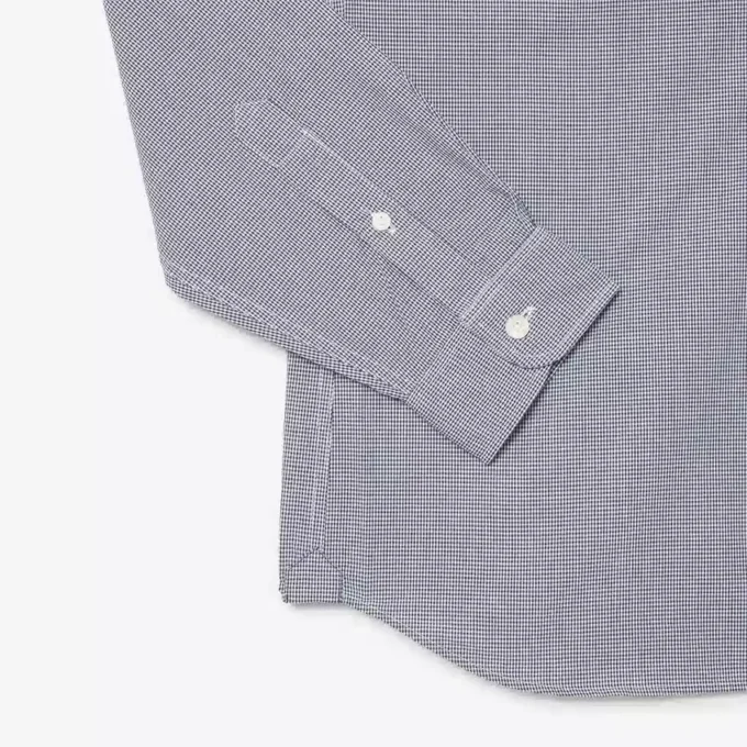 Camicia da uomo in popeline a quadretti, vestibilità regolare Camicia da uomo in popeline a quadretti, vestibilità regolare