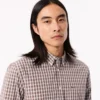 Camicia da uomo in popeline a quadri, vestibilità regolare Camicia da uomo in popeline a quadri, vestibilità regolare