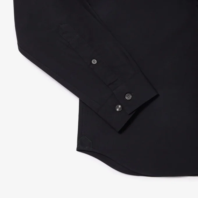 Camicia da uomo in popeline elasticizzato, vestibilità slim Camicia da uomo in popeline elasticizzato, vestibilità slim