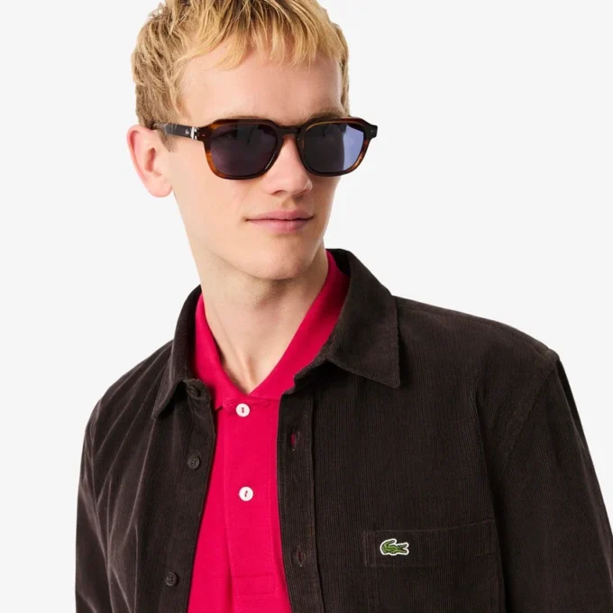 Camicia da uomo in velluto a coste, vestibilità regolare Camicia da uomo in velluto a coste, vestibilità regolare