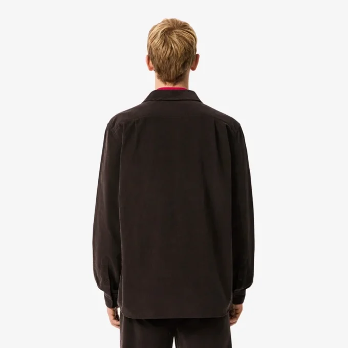 Camicia da uomo in velluto a coste, vestibilità regolare Camicia da uomo in velluto a coste, vestibilità regolare