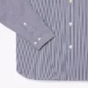 Camicia da uomo slim fit a righe in cotone elasticizzato con bottoni Camicia da uomo slim fit a righe in cotone elasticizzato con bottoni