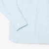 Camicia da uomo slim fit a righe in cotone elasticizzato con bottoni Camicia da uomo slim fit a righe in cotone elasticizzato con bottoni
