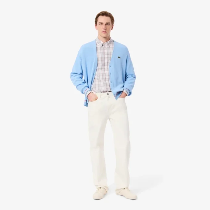 Camicia da uomo slim fit in tessuto elasticizzato a quadri Camicia da uomo slim fit in tessuto elasticizzato a quadri