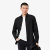 Camicia da uomo slim fit in tessuto elasticizzato con bottoni Camicia da uomo slim fit in tessuto elasticizzato con bottoni