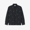 Camicia in cotone ricamata dalla vestibilità comoda Camicia in cotone ricamata dalla vestibilità comoda